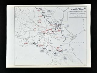West Point Wwii Map Russia Ukraine German Summer Offensive Stalingrad Rostov