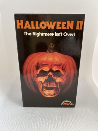Halloween Ii Horror Mca John Carpenter Beta Not Vhs Rare