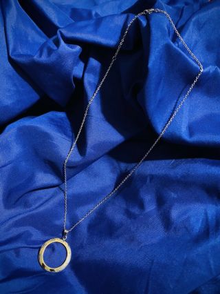Xena VERY RARE Accurate Chakram Metal Pendant Necklace No Prop 3