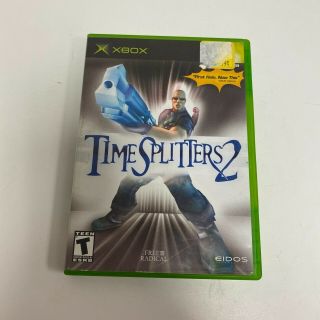 Timesplitters 2 Microsoft Xbox,  2002 Complete - Black Label Rare