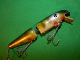 Cond.  Pflueger Jointed Palomine Green Perch Pressed Eye Akron Ohio