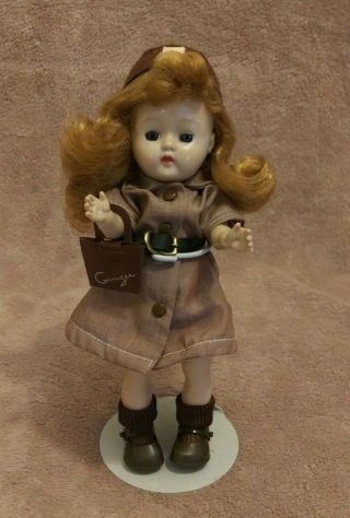 Vintage Ginger Doll Terri Lee Tag Girl Scout Brownie Outfit Blue Eyes