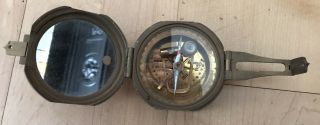 Heavy,  Vintage,  Brass Sine Compass Made By Stanley Of London