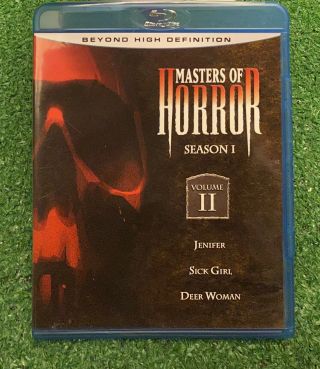 Masters Of Horror Blu - Ray - Season 1 Volume 2 (blu - Ray Disc,  2007) Very Rare
