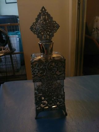 Vintage Perfume Bottle Rare Design.  Bottle Numbered 202. 3