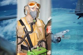 Wwii U.  S.  Navy Pilots Oxygen Mask Set Battle Of The Coral Sea Midway Very Rare