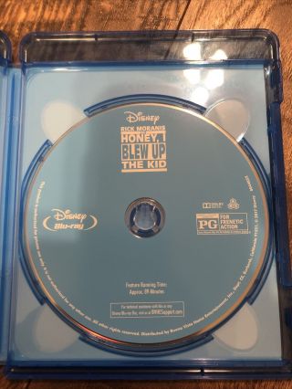 Honey,  I Blew Up the Kid (Blu - ray,  2017) DMC Disney Movie Club Exclusive,  Rare 3