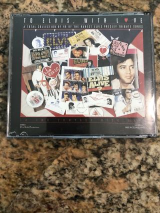 Rare Elvis Presley 2 Cd Set: To Elvis With Love - Live