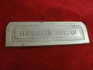 Vintage " Hawaiian Guitar " Tone Bar - - Steel Slide - - Very Rare