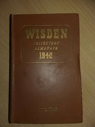 Wisden 1940 Rebind,  " Publisher 