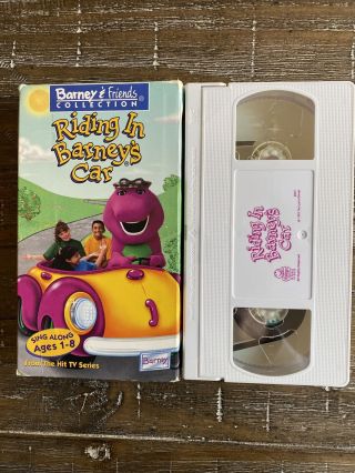 Barney - Riding in Barney ' s Car (1995) Rare VHS of the Children ' s Favorite 2