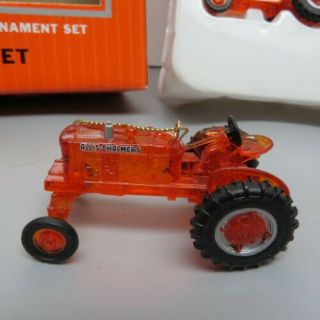 Rare Allis Chalmers Tractor Christmas Tree Ornaments Great For Tractor Collector