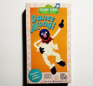 Sesame Street - Dance Along (vhs,  1990) Rare Oop Music Songs