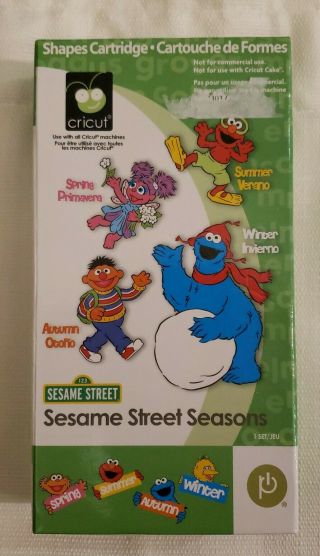 Cricut Cartridge Sesame Street Seasons Rare Discontinued Linked?
