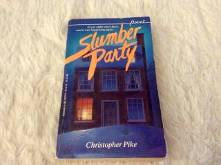 Slumber Party Book Christopher Pike Ya Horror Good Rare 1985 Point