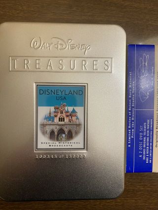 Walt Disney Treasures Disneyland USA Dvd 2 Disc Set Rare OOP 3