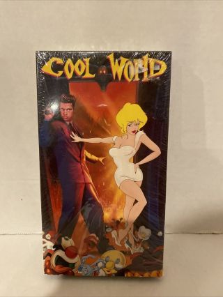 Cool World - 1992 Ralph Baksi Animation,  Brad Pitt,  Kim Basinger,  Rare Vhs