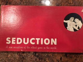 Rare 1966 Seduction The Board Game - Adult Game Crea Tek