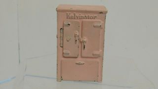 Antique Kelvinator Refrigerator Still Bank Ice Box,  Arcade
