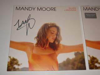 Mandy Moore Signed Autographed Silver Landings Lp Vinyl Record This Is Us Rare