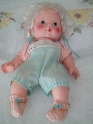 Vintage 1980s Kenner Strawberry Shortcake Baby Apricot Blow A Kiss Doll