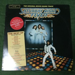 The Best Of Saturday Night Fever / Grease Combo Promo Lp Rpo - 1011 Rare (ex)