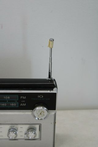 Rare Vintage RCA 10 Transistor AM/FM Radio Model RGM49E 3