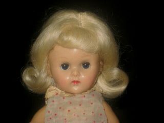 Light Blonde Mohair Wig For Vintage Vogue Ginny Muffy 8 " Dolls Size 5 - 6