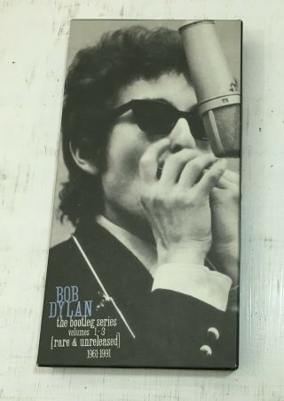 Bootleg Series Volumes 1 - 3 By Bob Dylan Audio Cd 3 Disc Rare & Unreleased