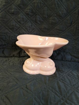 Rare Vintage Abingdon Pottery Pink Art Deco Vase Mold 583