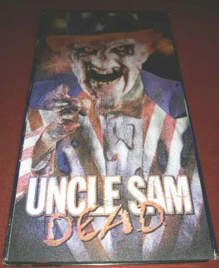 Uncle Sam (vhs) 1996 Horror Slasher Rare A - Pix Lenticular Box Art