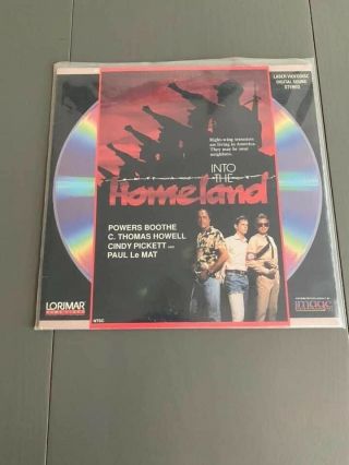 Into The Homeland Laserdisc - C Thomas Howell - Very Rare