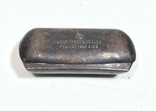 Vtg Ao American Optical Metal Safety Goggles Glasses Case Only Protect Your Eyes
