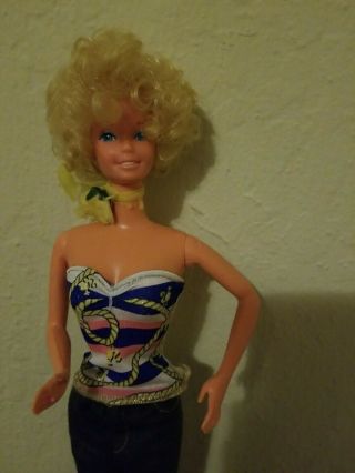 Vintage Barbie Doll: 1966 W/short Blonde Curly Hair,  Philippines,