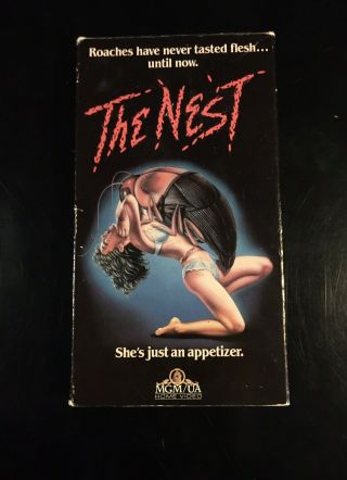 The Nest Vhs Rare Cult Sci - Fi Horror Gore Sleaze Mgm Video Sov Vintage