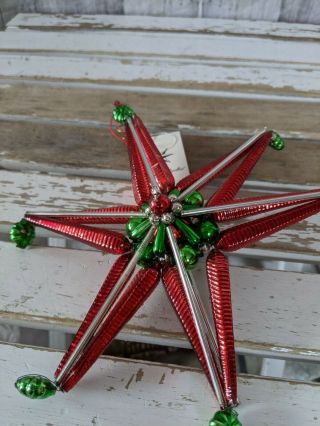 Radko Christmas Constellation Beaded Large Rare 8.  5 " Ornament Xmas Holiday Tree