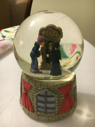 Harry Potter Musical Snow Globe Mirror Of Erised - Quirrel & Harry - Rare