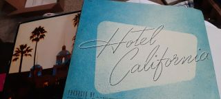 The Eagles Hotel California Press Vinyl Lp Poster Inner Sleeve Rare