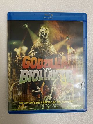 Godzilla Vs Biollante Rare Blu Ray 2014 Oop Usa Lionsgate Miramax Toho Htf Kaiju