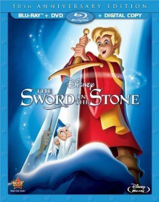 The Sword In The Stone (blu - Ray Disc,  2013,  2 - Disc With Rare Slipcover