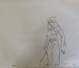 RARE 1980 ' s - BRAVESTARR ANIMATED CEL FROM FILMATION STUDIOS - UNKNOWN CHARACTER 2