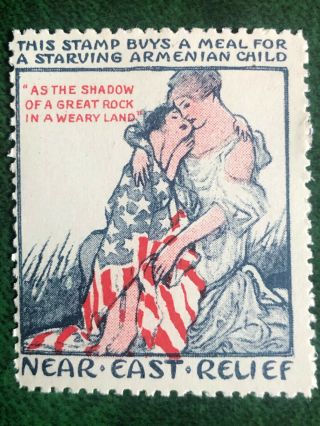 Armenia Rare Wwi Cinderella Near East Relief Food Stamp For Starving Armenians