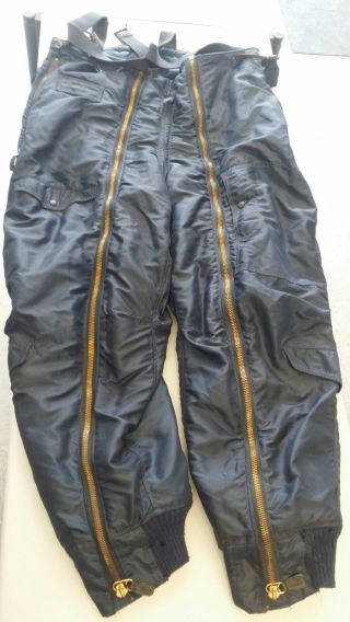 Rare Blue Korean War Air Force Flight Suit Trousers High Altitude Size42