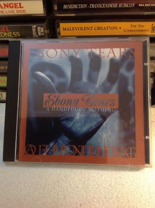 Ebony Tears A Handful Of Nothing Rare Swedish Death Metal Cd Og Press Dissection