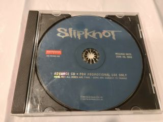 Slipknot Promotional Cd Rr Promo 403 Advance Rare Not Final Mixes Corey Taylor
