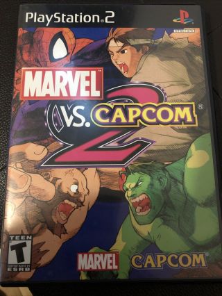 Rare " Marvel Vs Capcom 2 " Ps2 (sony Playstation 2,  2002) Complete/tested