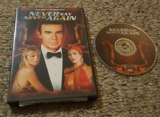 Never Say Never Again (dvd,  2000) Rare Oop Sean Connery 007 Region 1 Usa