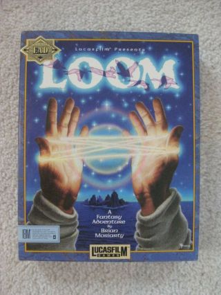 Loom Lucasfilm Games Ibm Pc Six 5.  25 " Floppy Disks 1990 Rare Vintage