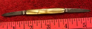 Vtg Antique Keen Kutter Equal End Pen Knife Cracked Ice Blade & File