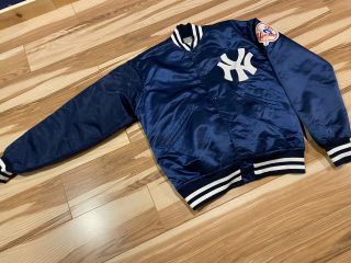 Rare 80s Officially Licensed York Yankees Felco Satin Jacket Size Medium